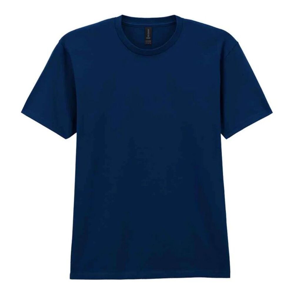 Gildan Mens Softstyle Enzyme Washed Midweight T-Shirt / Navy Blue